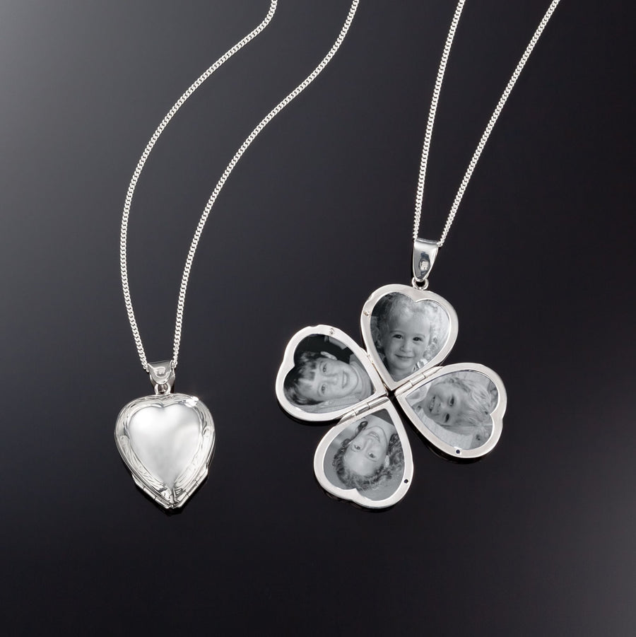 Leon Nussbaum's Sterling Silver Heart Locket