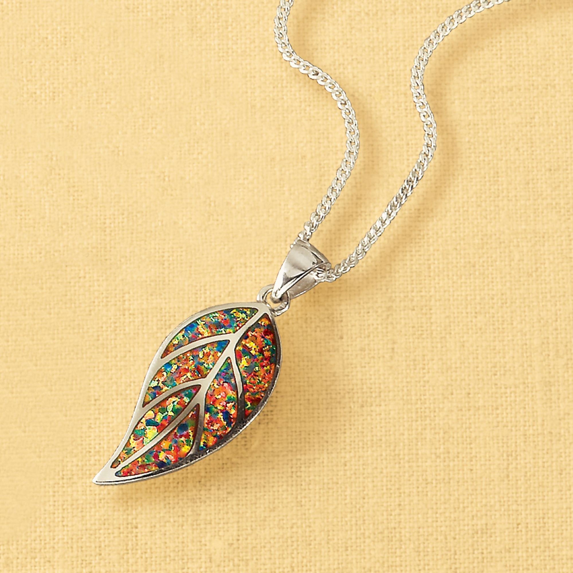 Mexican Fire Opal sale Artisan necklace