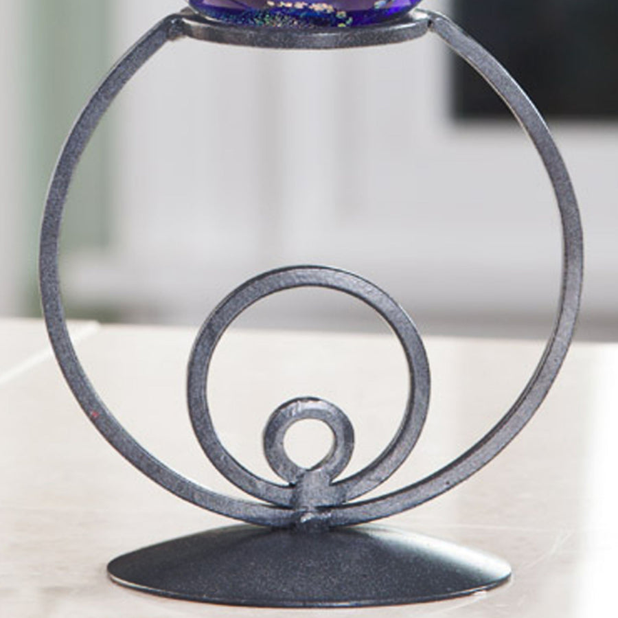 Wrought Iron Circle Paperweight Stand