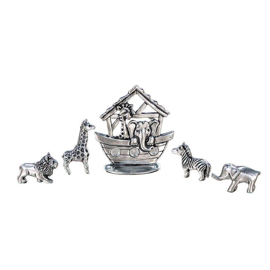 Noah's Ark Pewter Figurine Set