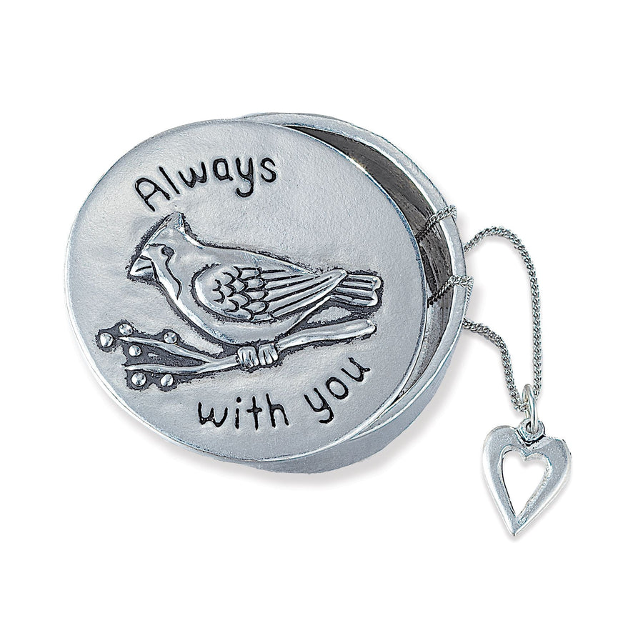 Always With You Pewter Cardinal Wish Box (Preorder)