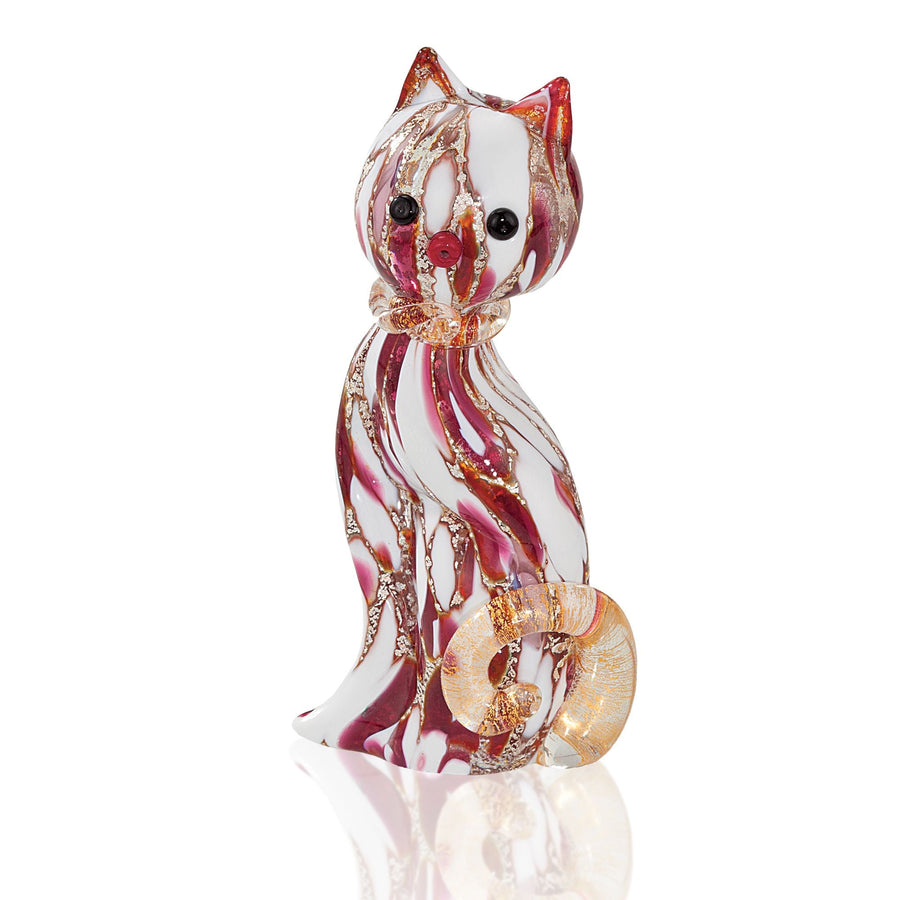 Murano Glass ''Callie'' Cat Figurine
