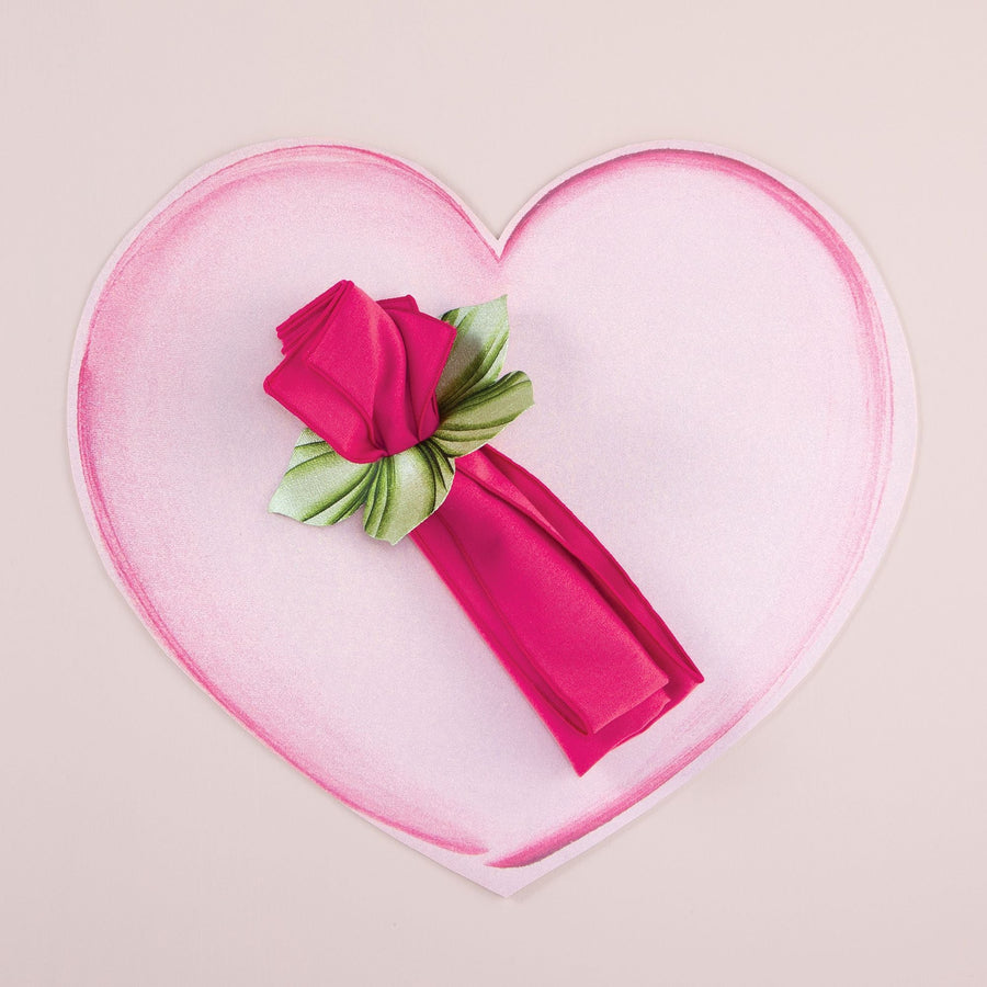 Pink Lovely Hearts Place Setting