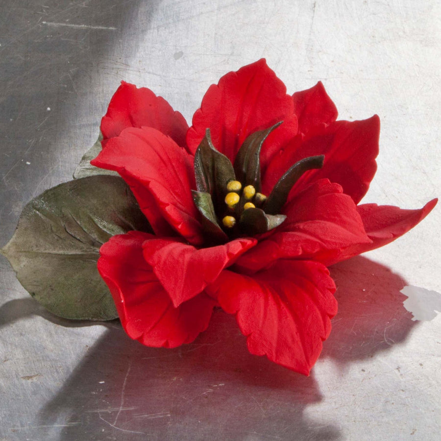 Capodimonte Porcelain Poinsettia (Preorder)