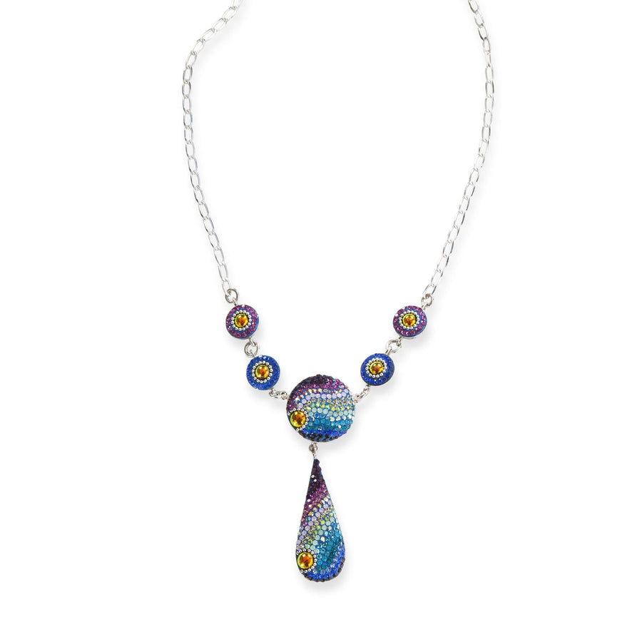 Mexican Mosaic ''Colors Of The Wind'' Statement Necklace