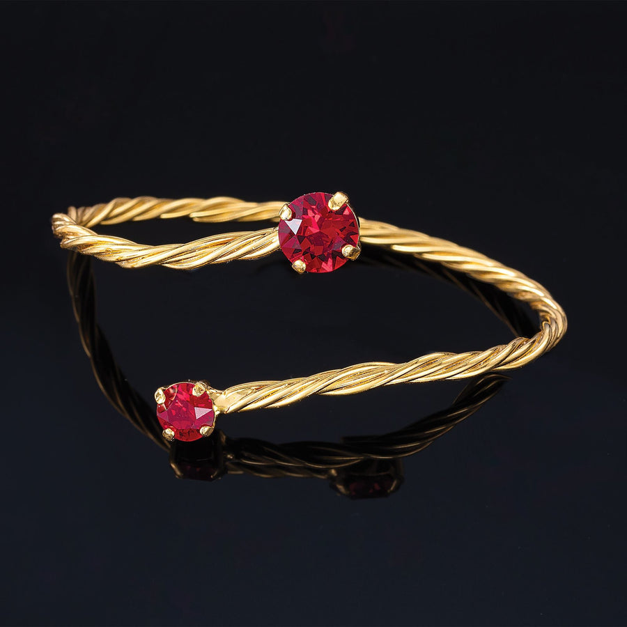 Crimson Crystal Bracelet