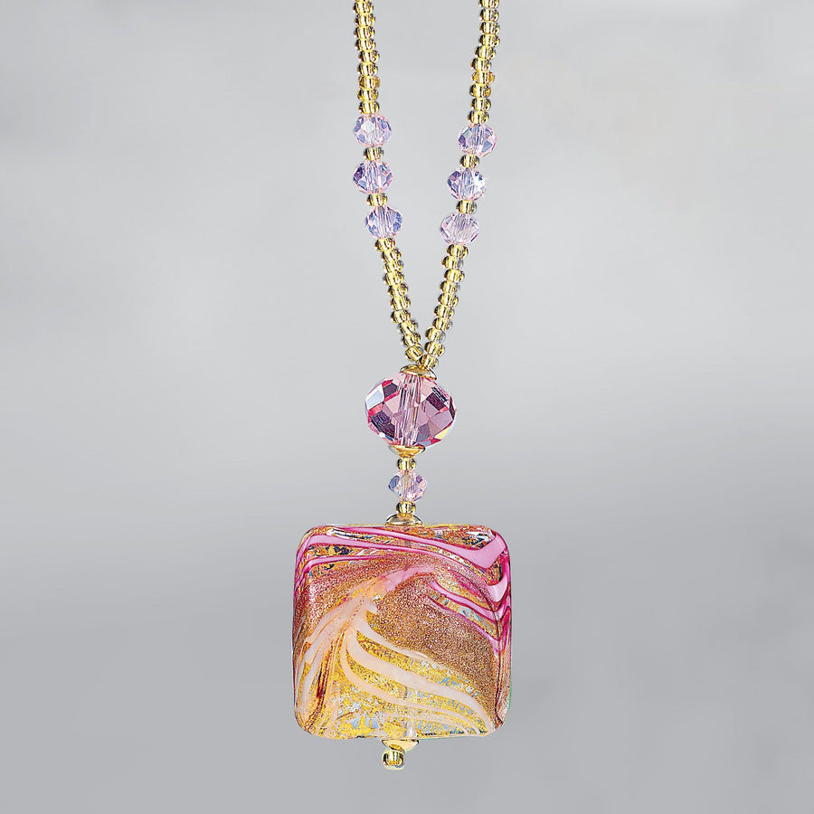Belissima Murano Glass Pendant Necklace