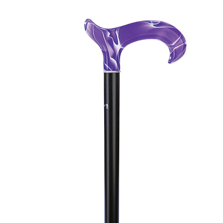 Marbleized Purple Walking Cane