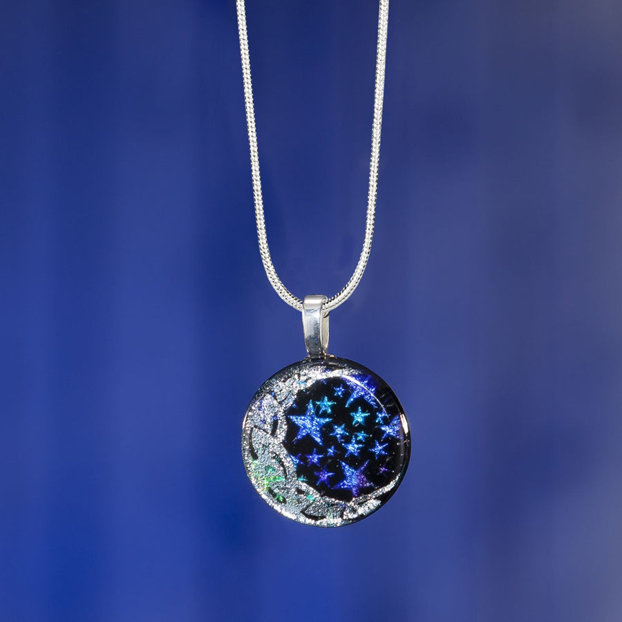 Julie's Dichroic Glass Galaxy Necklace