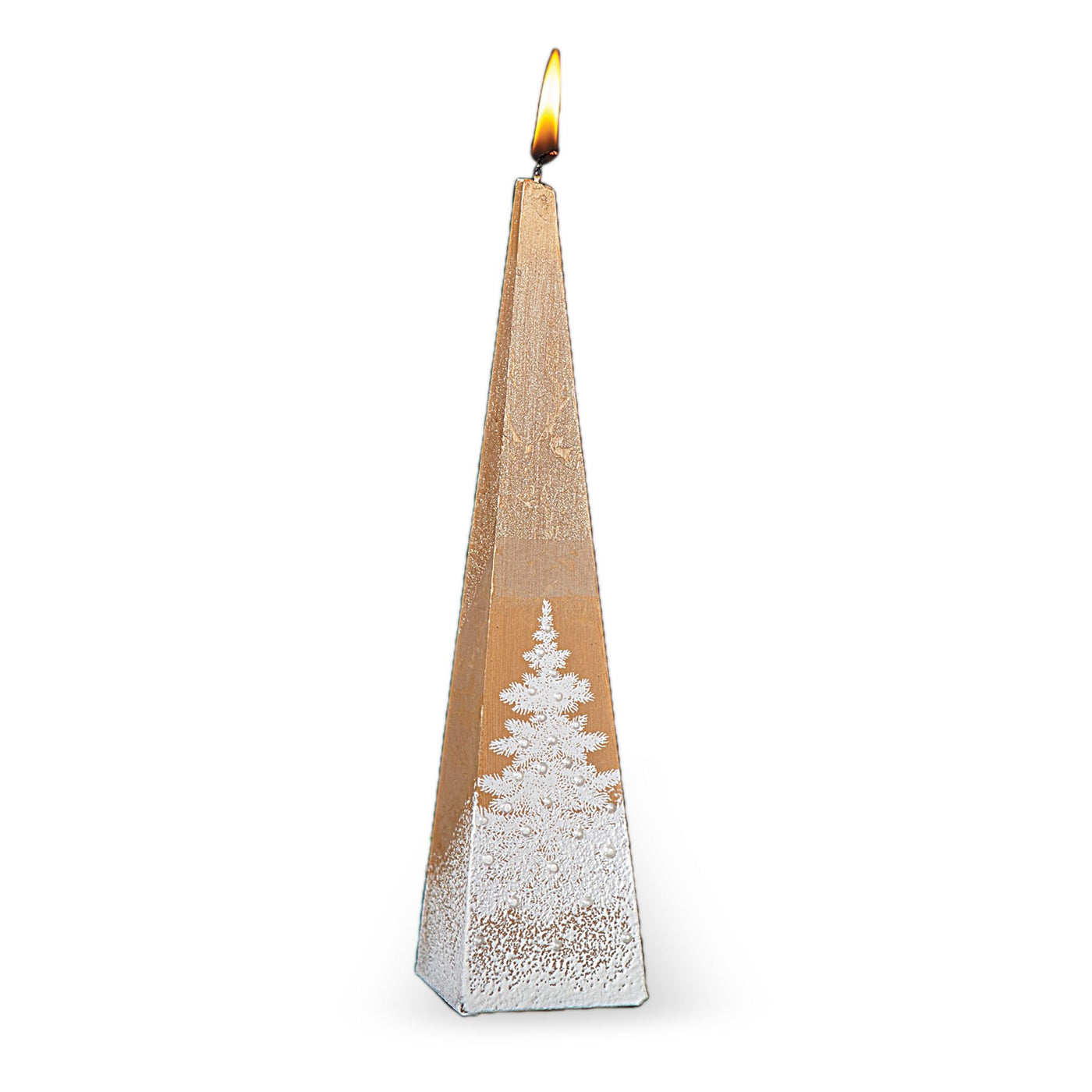 Hand-Painted Merry & Bright Candle