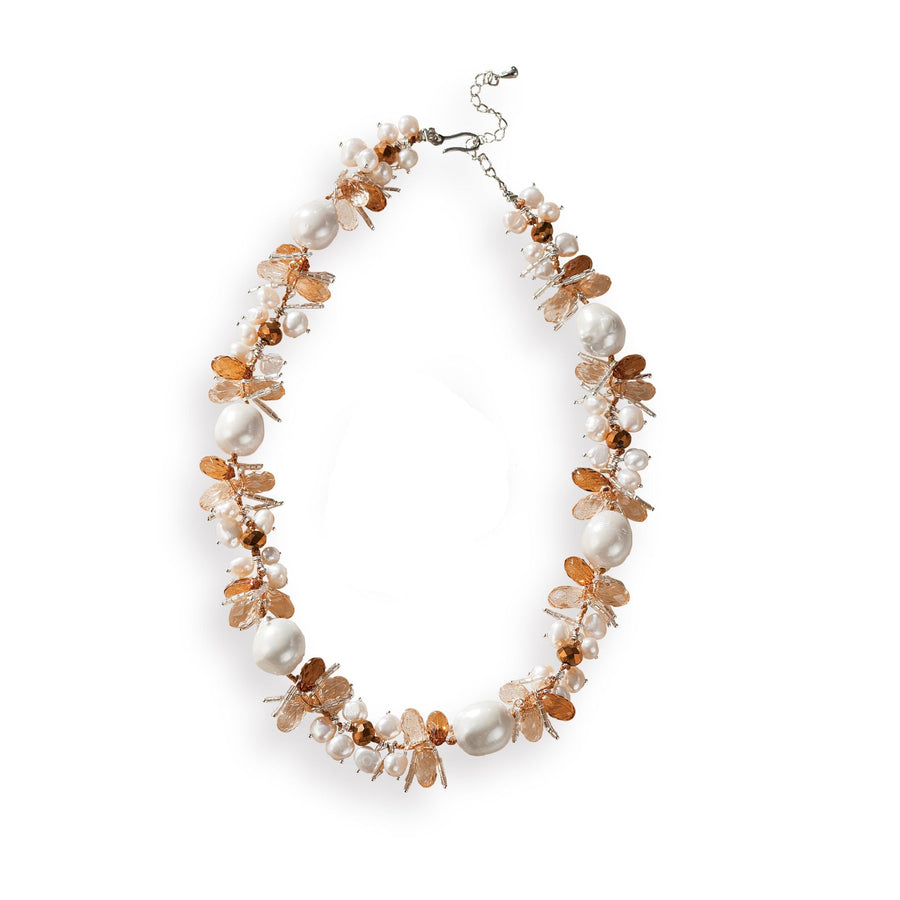 Pearl & Crystal ''Natural Glow'' Jewelry Set