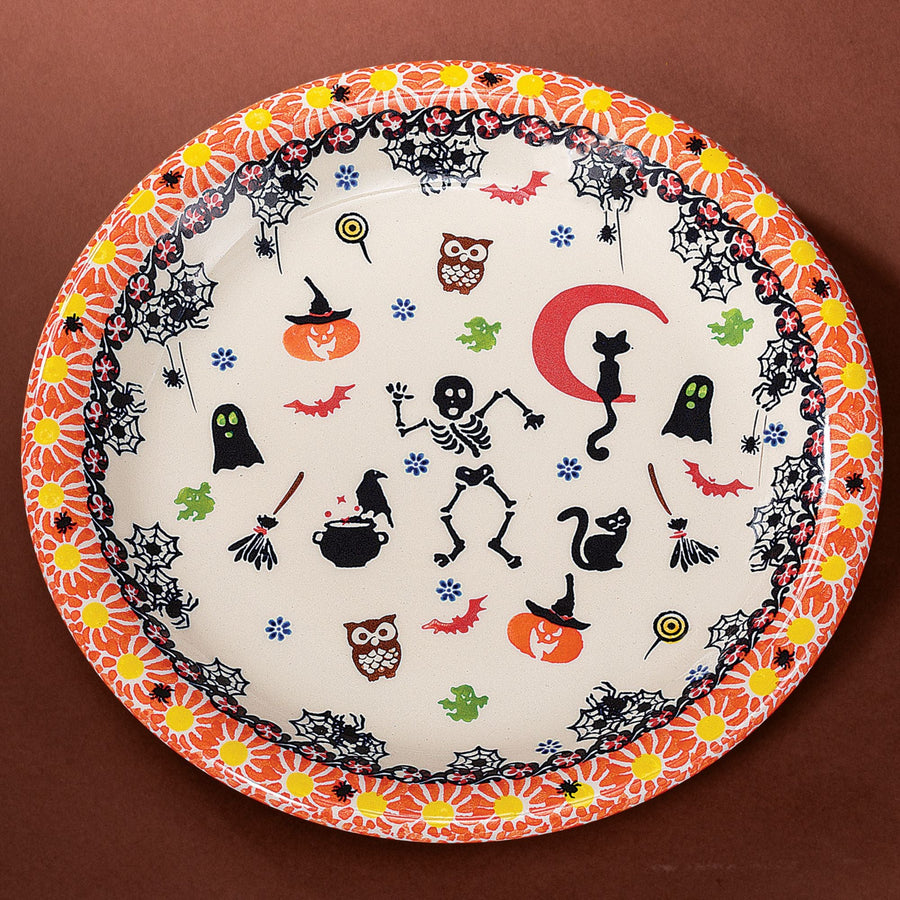 2023 Edition Halloween Polish Pottery Dinner Plate