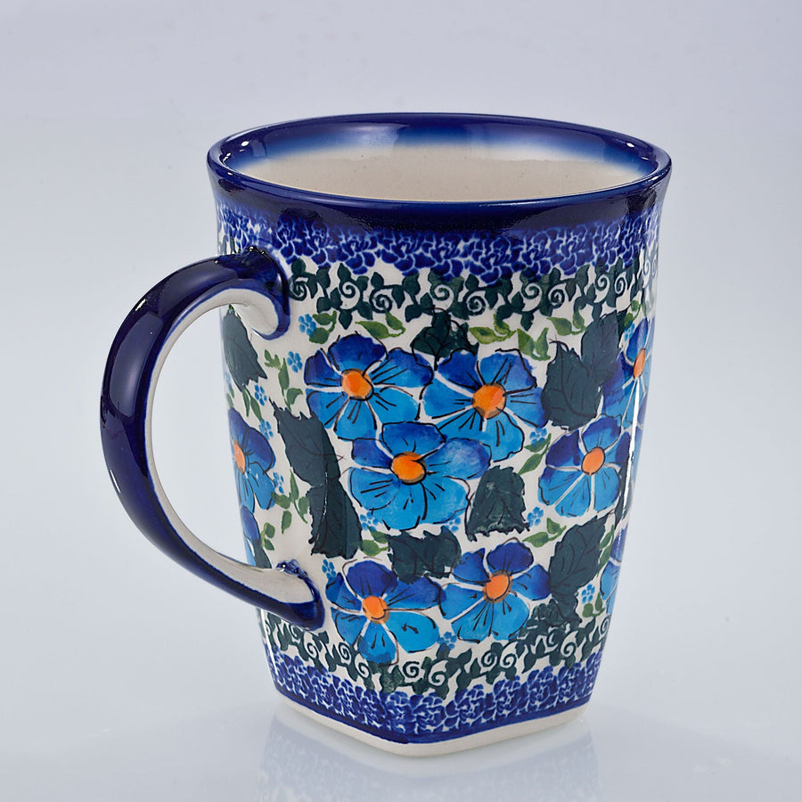 Polish Pottery Nikola Floral Mug, 18oz.