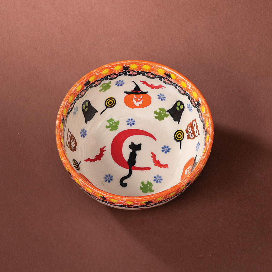 2023 Edition Halloween Polish Pottery Small Bowl