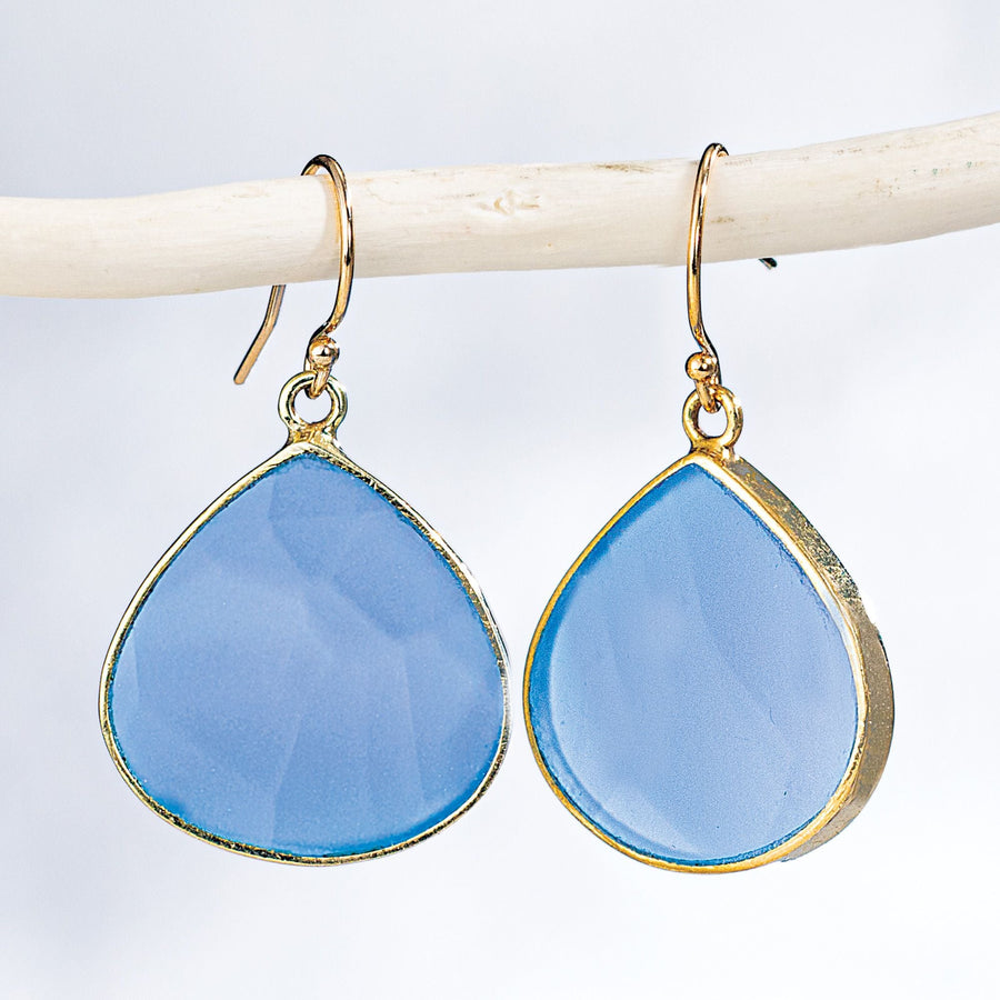 Lustrous Visions Chalcedony Earrings