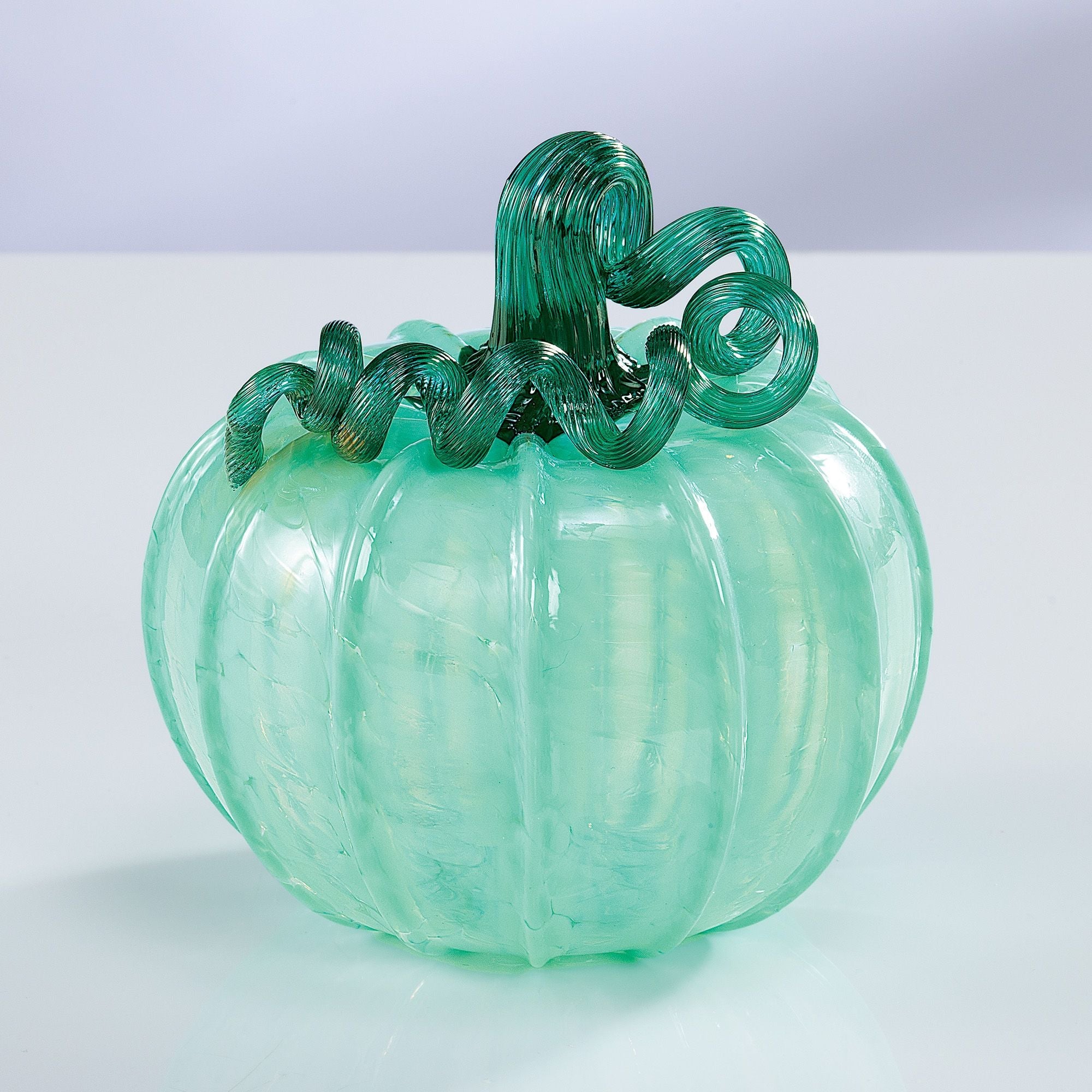 Murano hot teal pumpkin