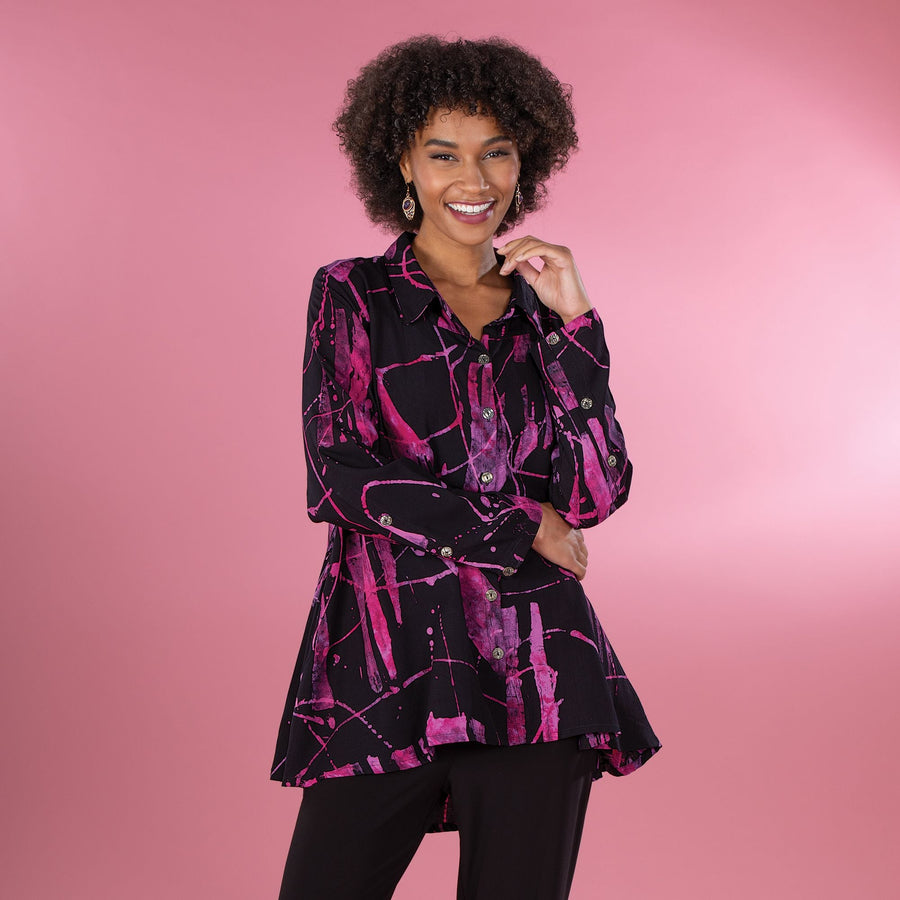 Rhodonite Abstract Blouse