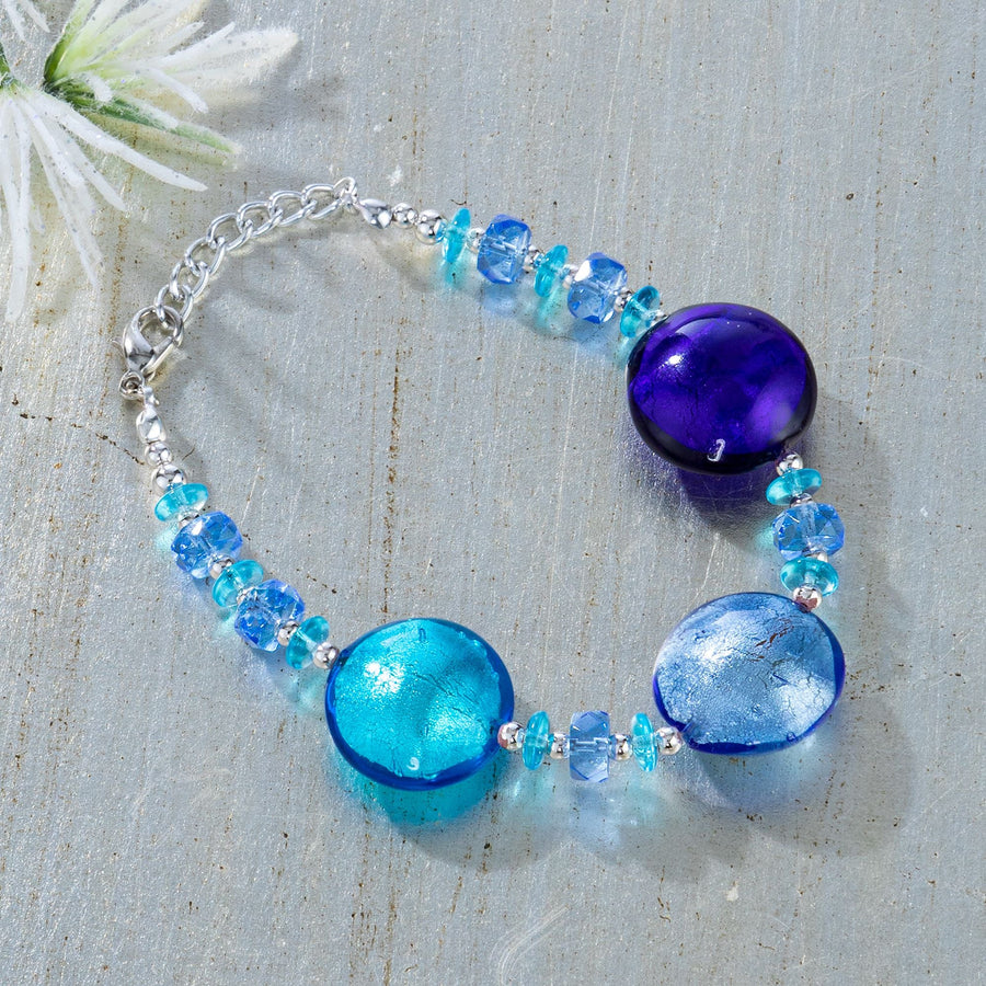 Ice Queen Murano Glass Bracelet
