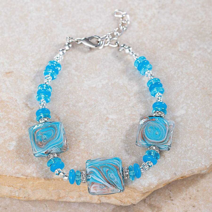 Murano Glass Capri Grotto Bracelet