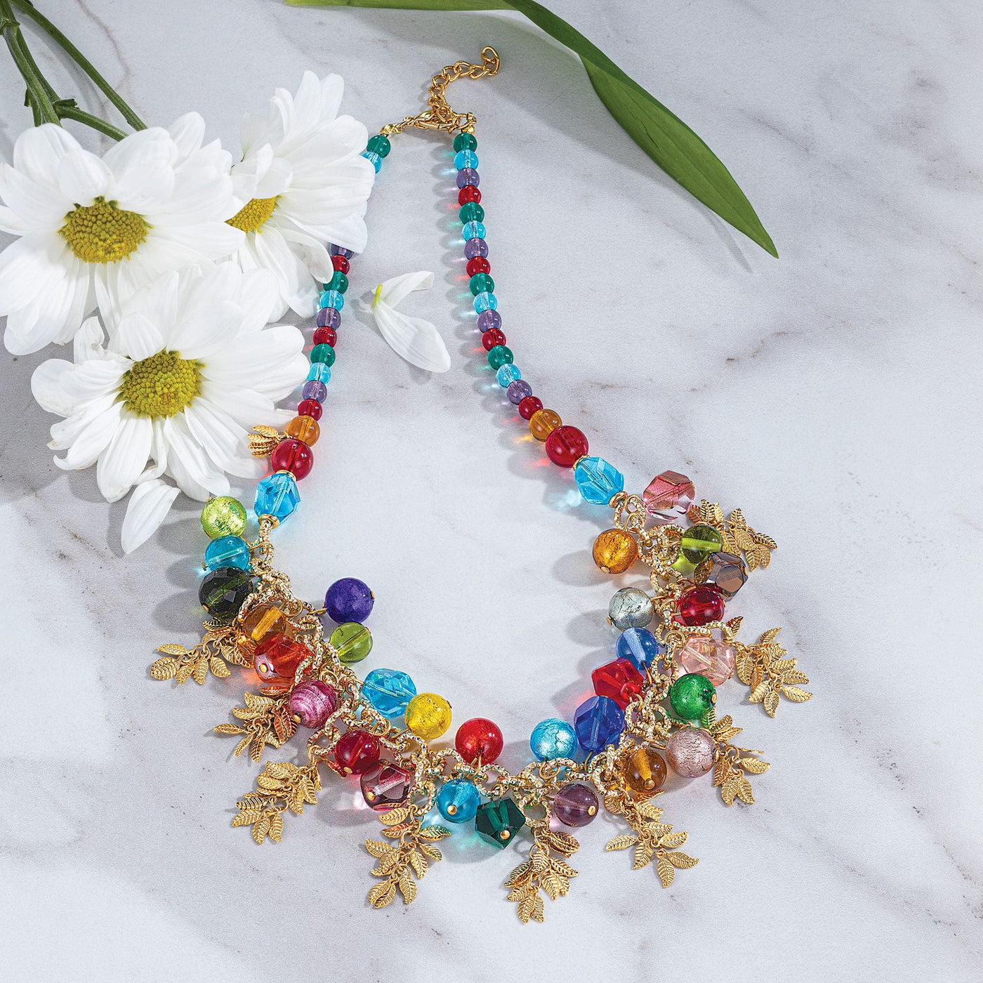 Joyful Glory Murano Glass Necklace
