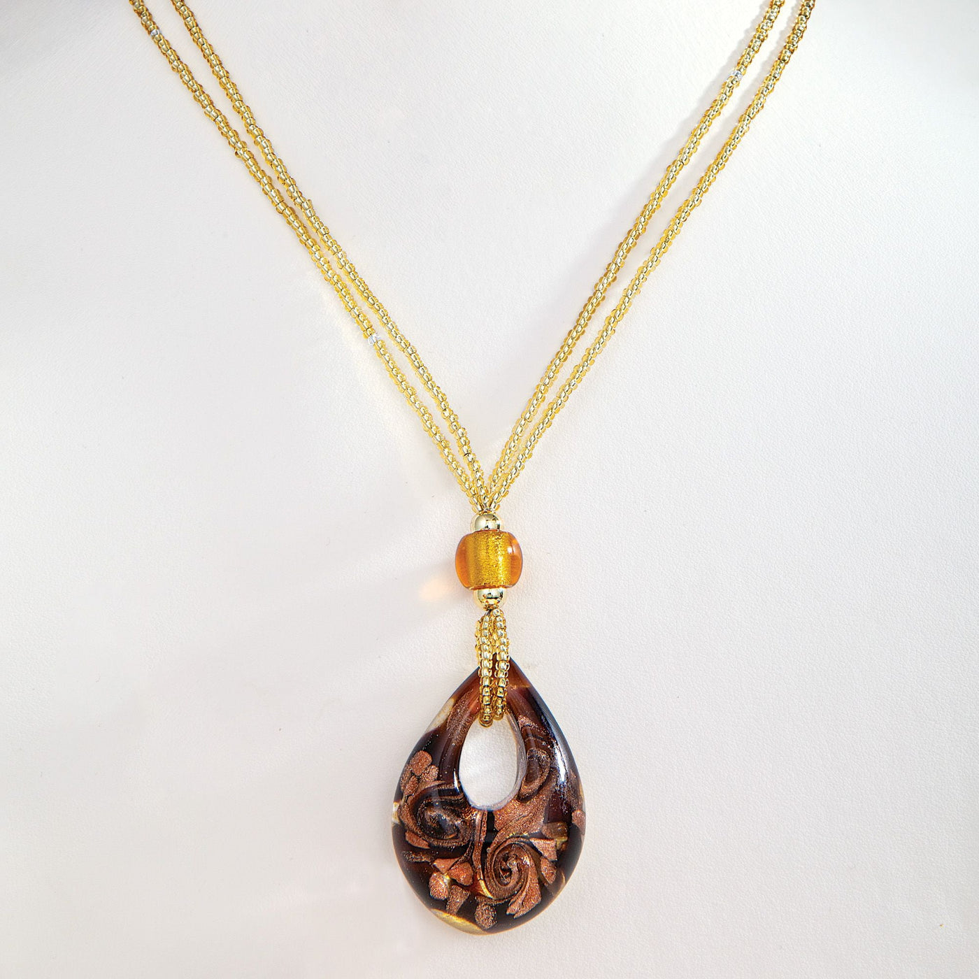Inner Glow Murano Glass Necklace