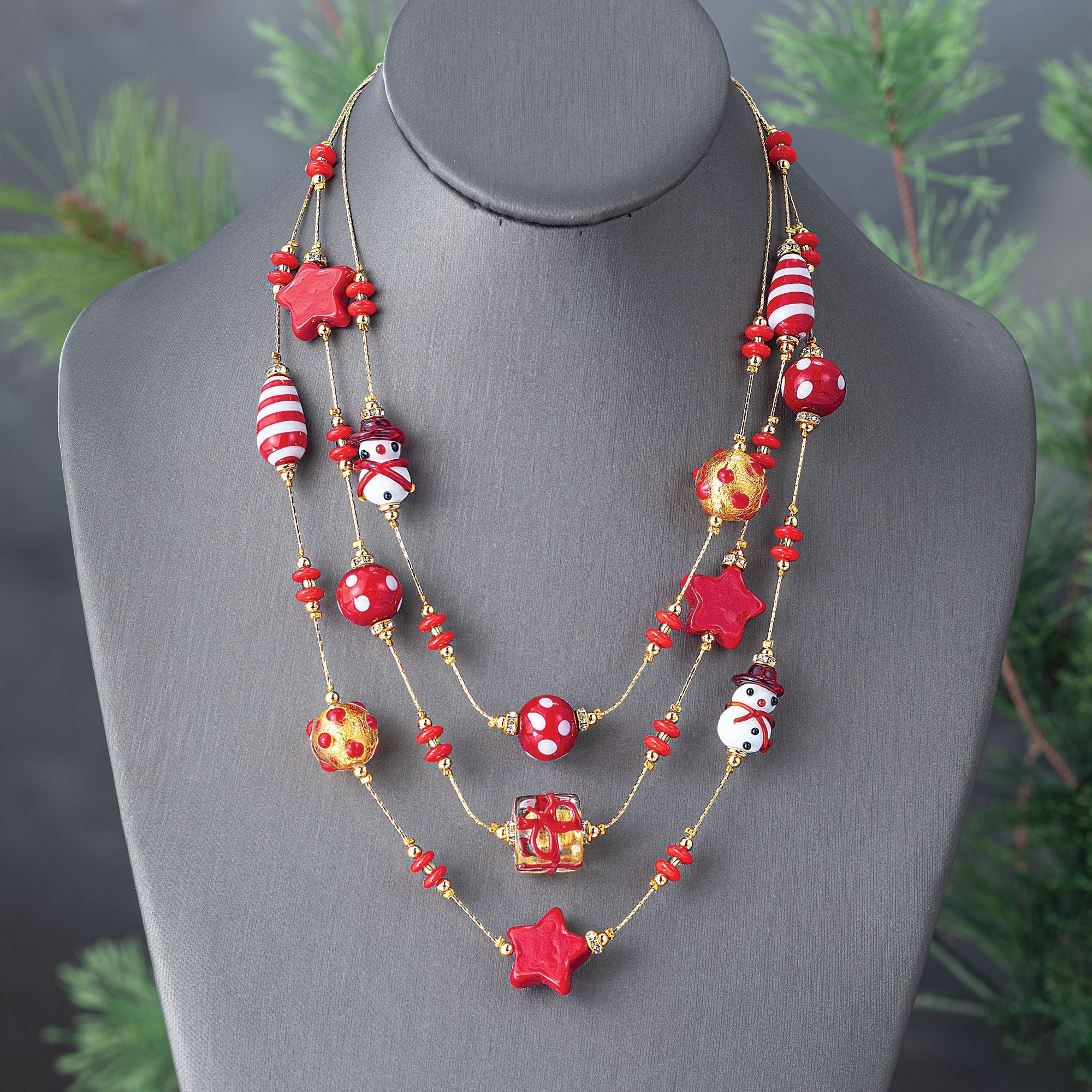 Murano Glass Signs Of The Season Necklace