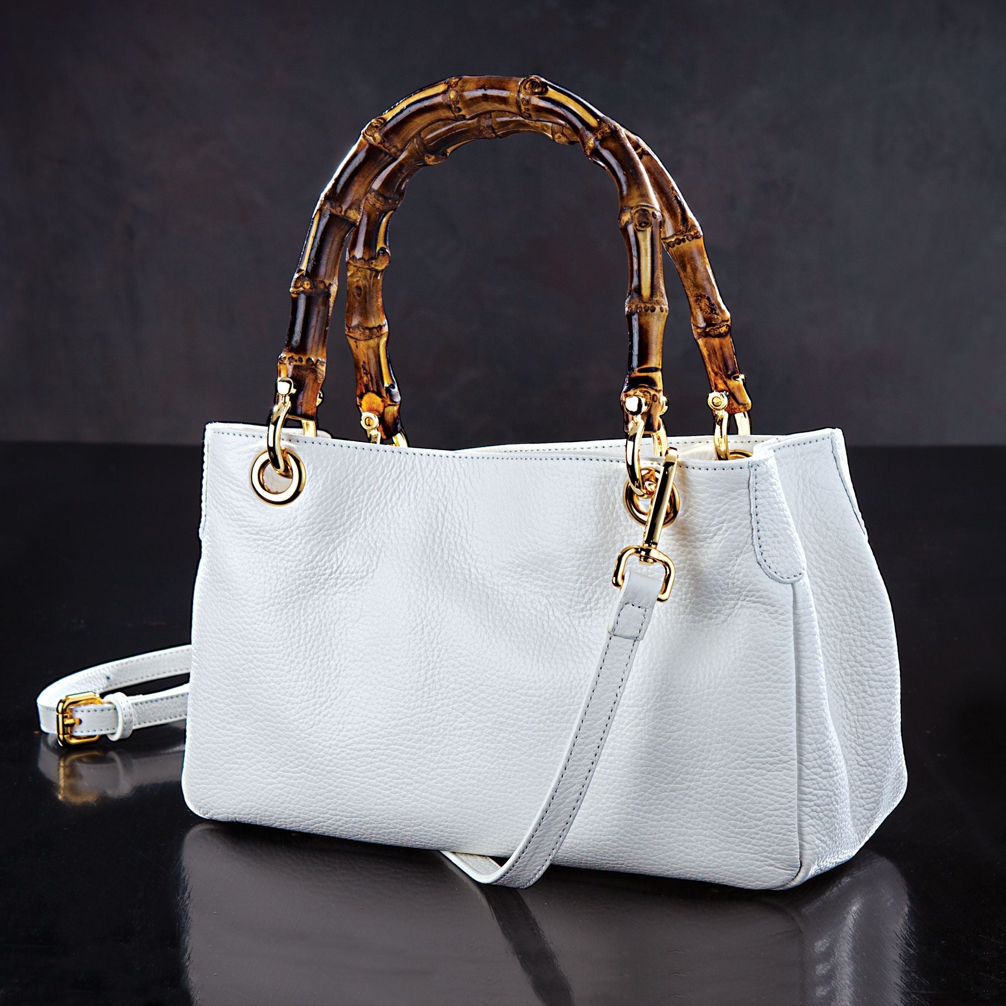 White purse handles sale