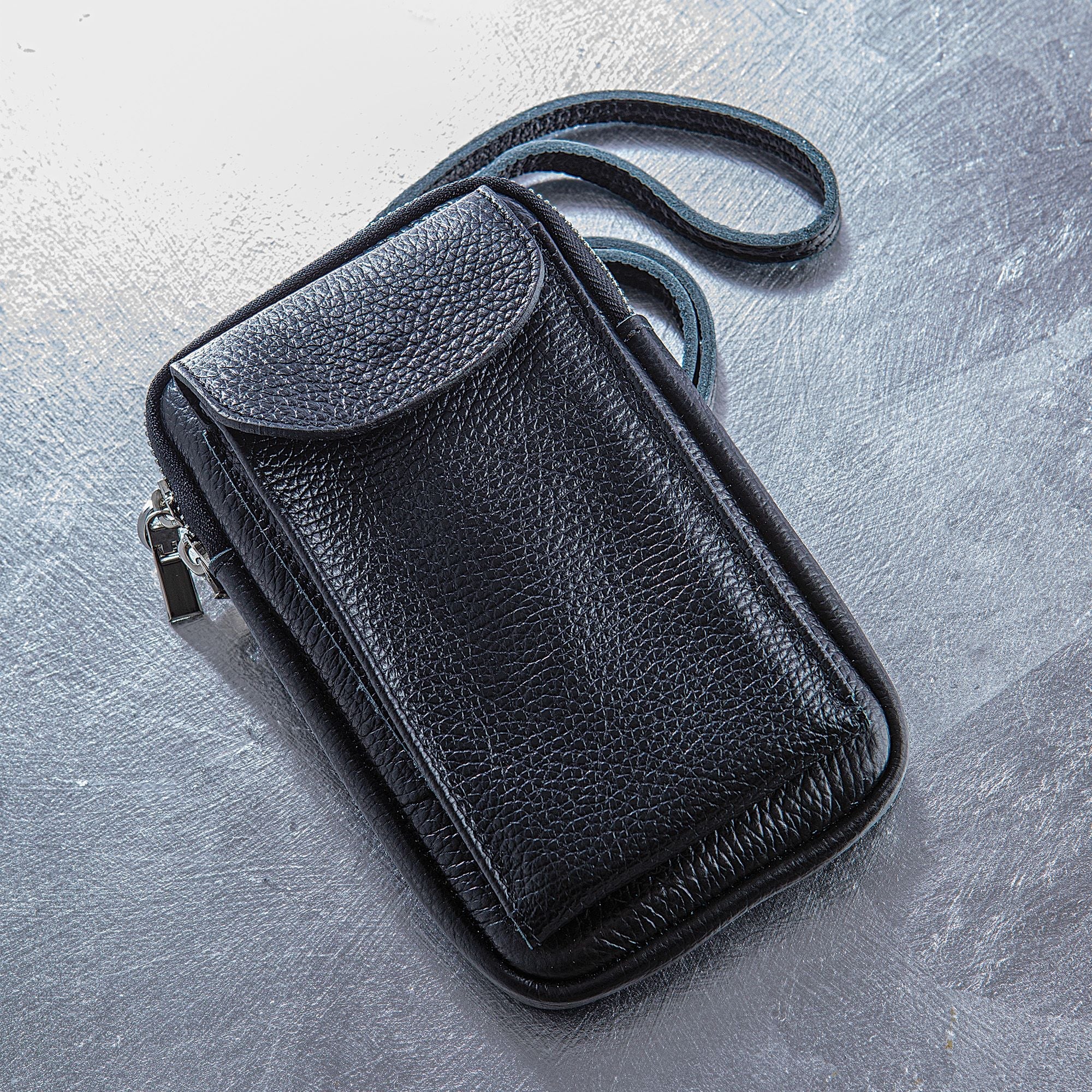 Small Ava Pouch | Stone Saffiano Leather – Stacy Chan Limited