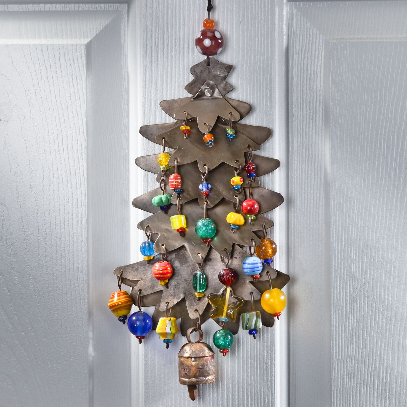 Hand-Cut Iron Christmas Tree Chime