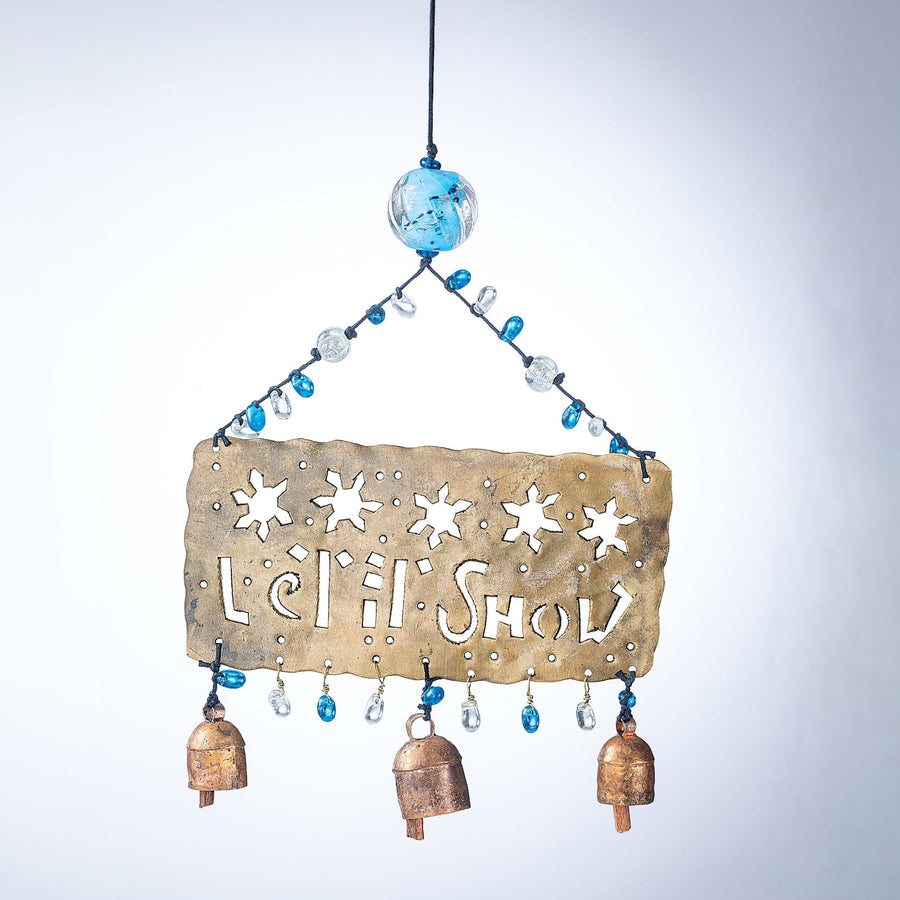 Let It Snow Winter Wind Chime