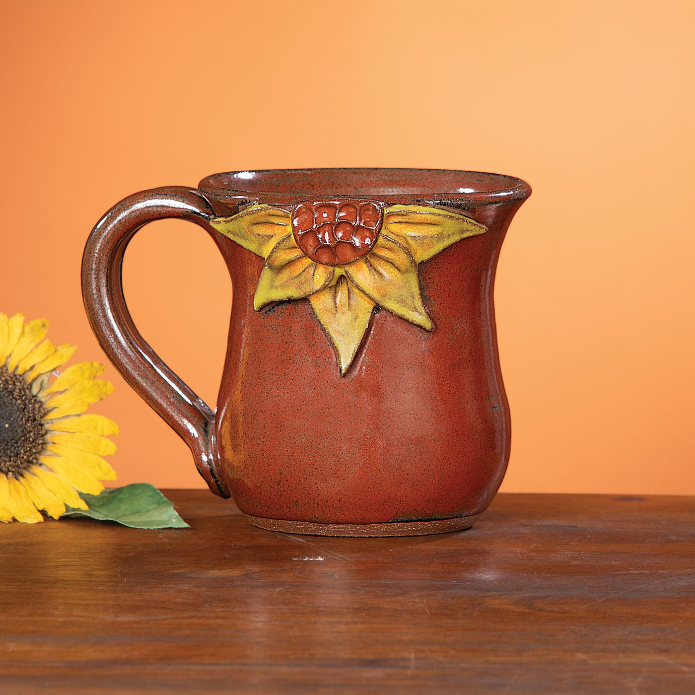 Sweet Sunflower Stoneware Mug, 14oz.