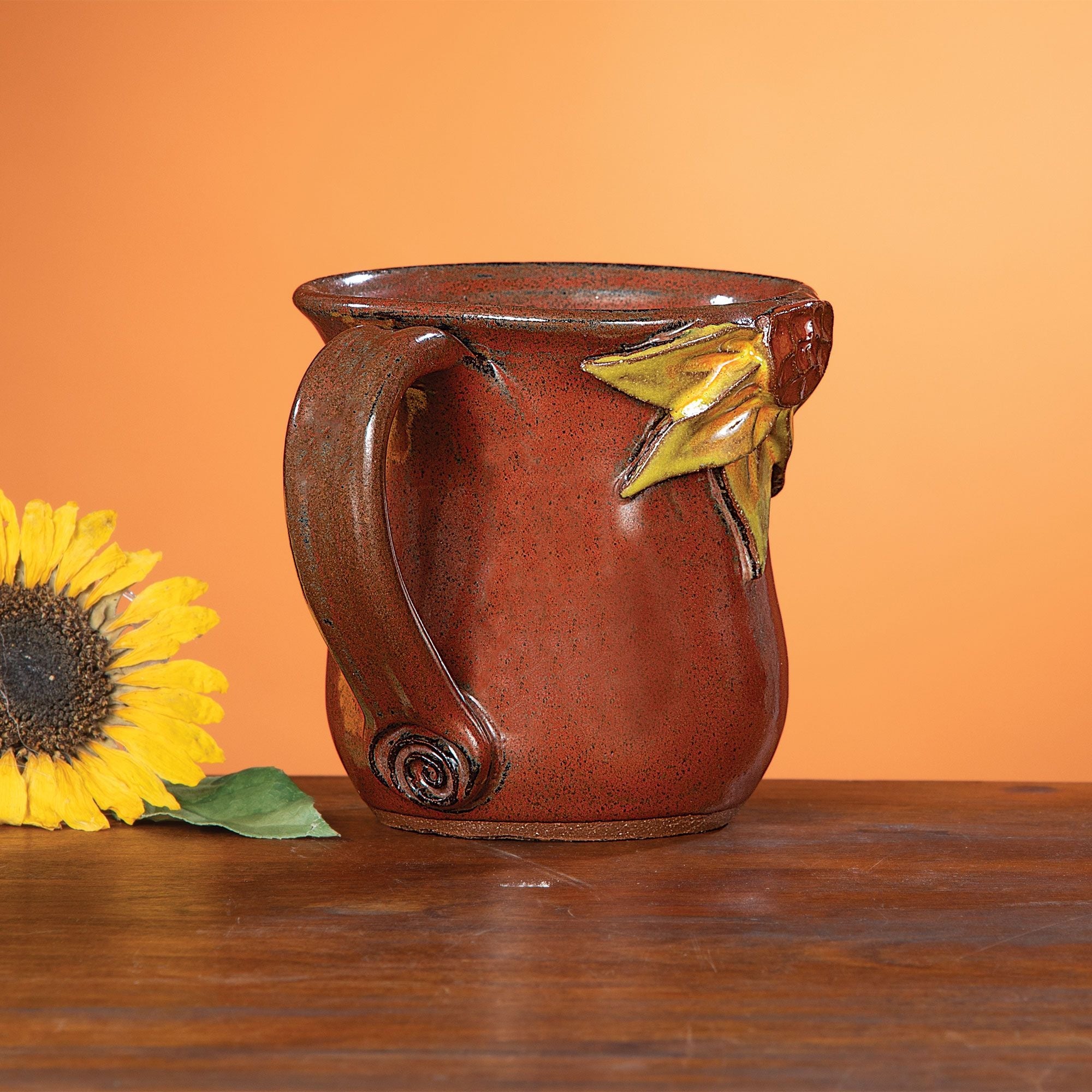 Sweet Sunflower Stoneware Mug, 14oz.