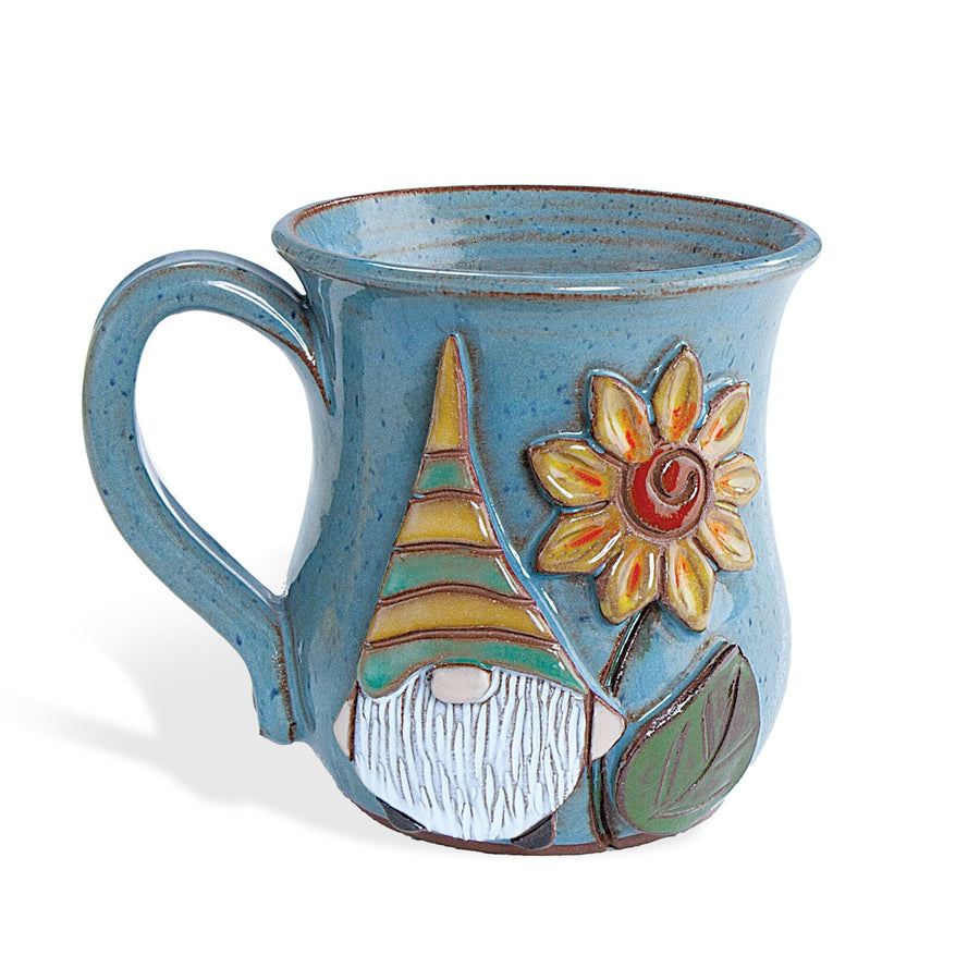 JoAnn's Gnome & Sunflower Mug, 14oz.