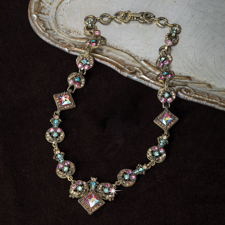 Light Of Mine Vintage-Style Crystal Necklace