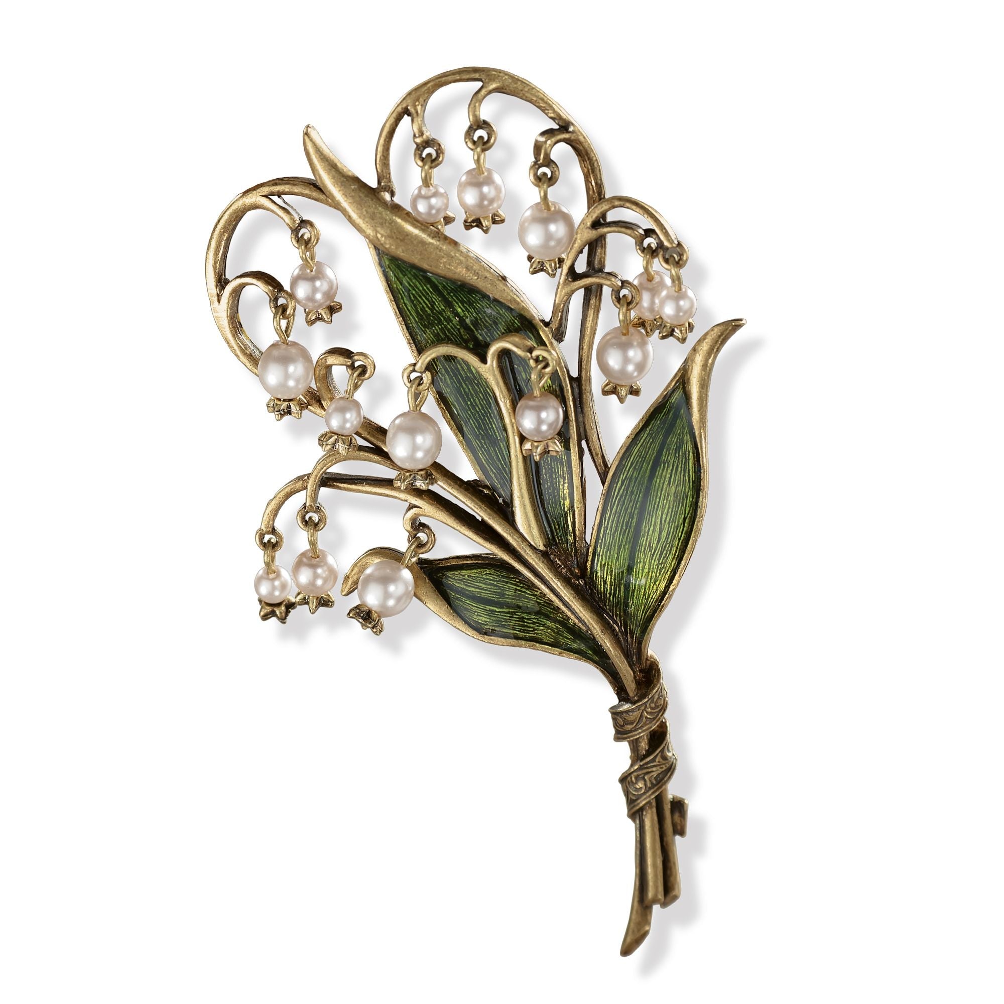 Lilies Of The Valley Brooch (Preorder)