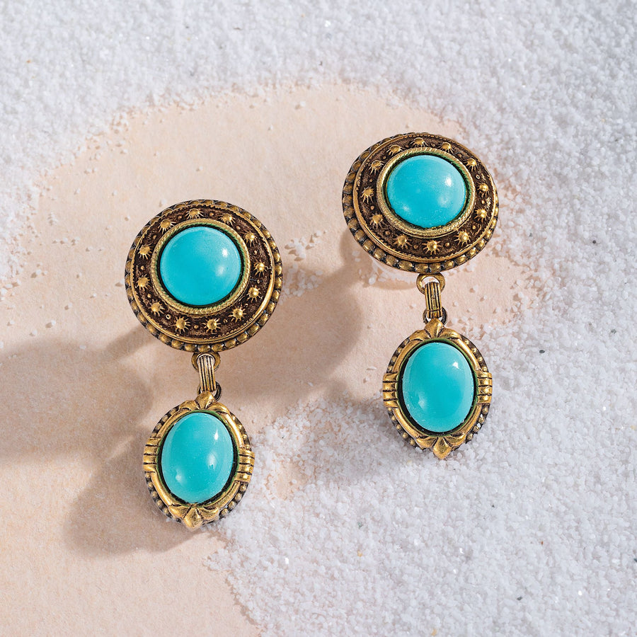 Patrice's Turquoise Drop Earrings
