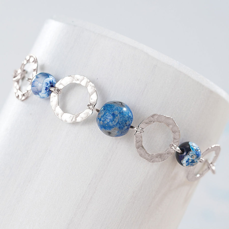 Piotr's Icy Blue Crystal Bracelet