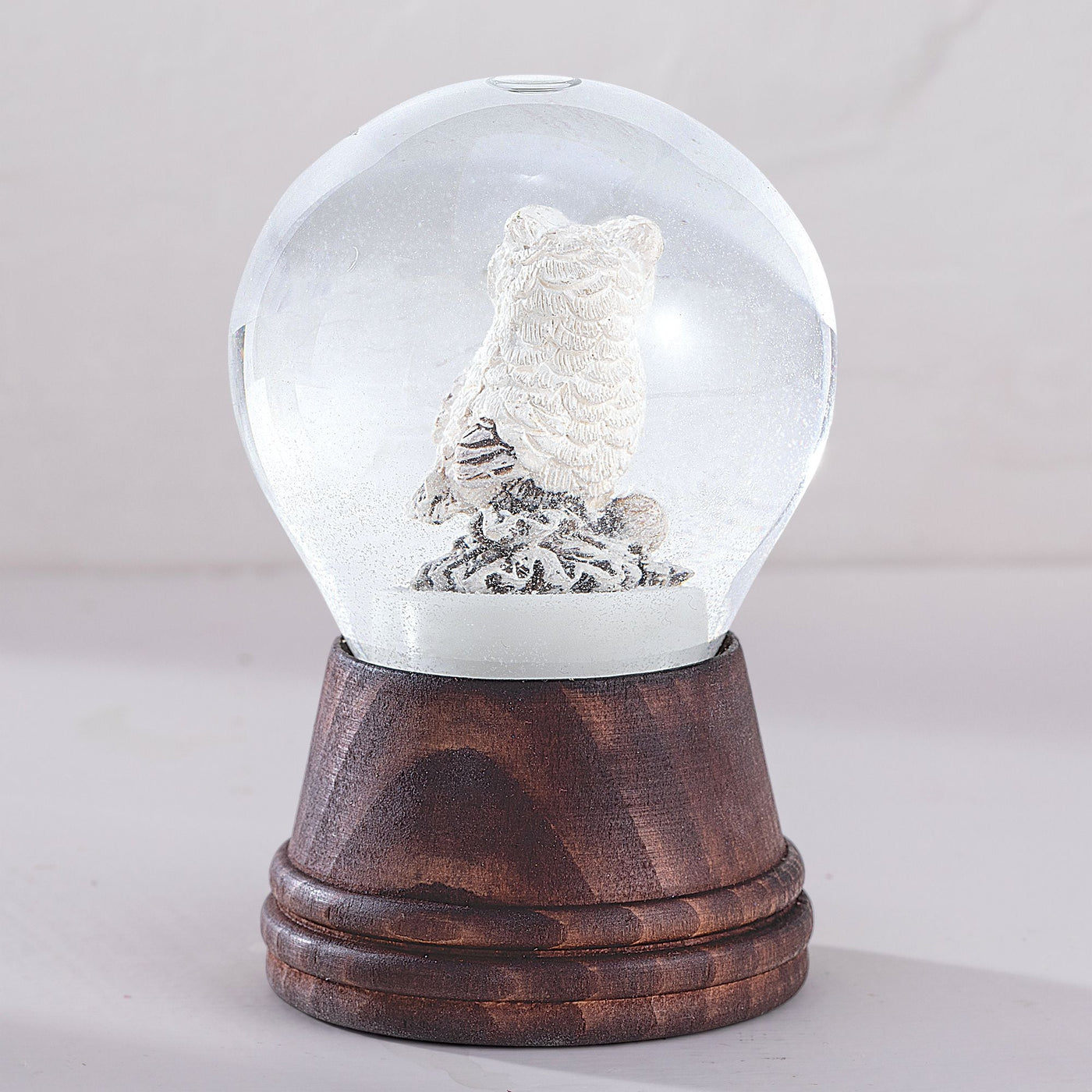 Snowy Owl Snow Globe