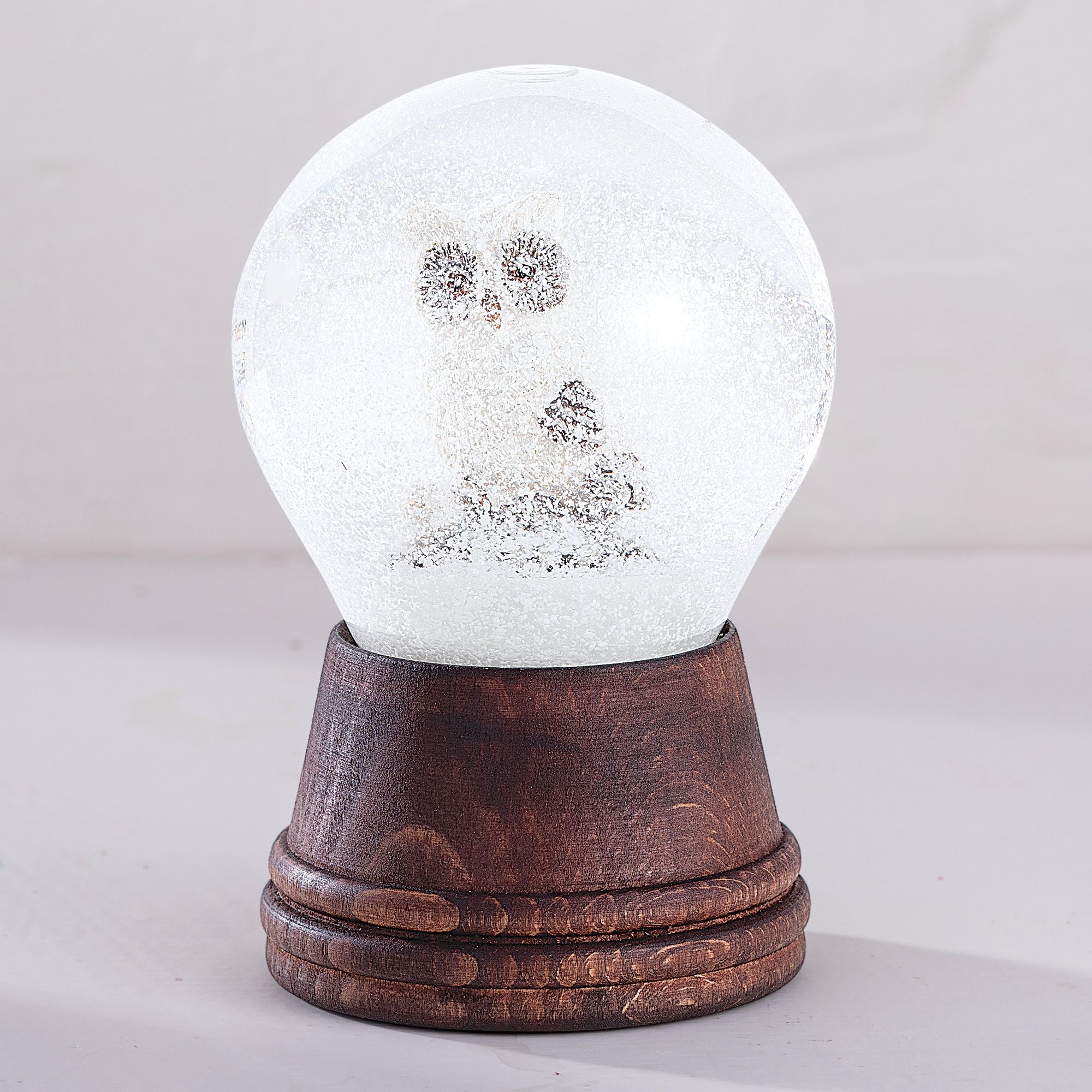 Snowy Owl Snow Globe