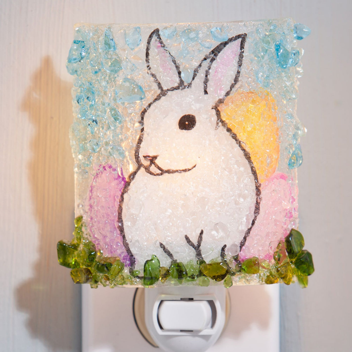 Easter Bunny Glass Nightlight (Preorder)