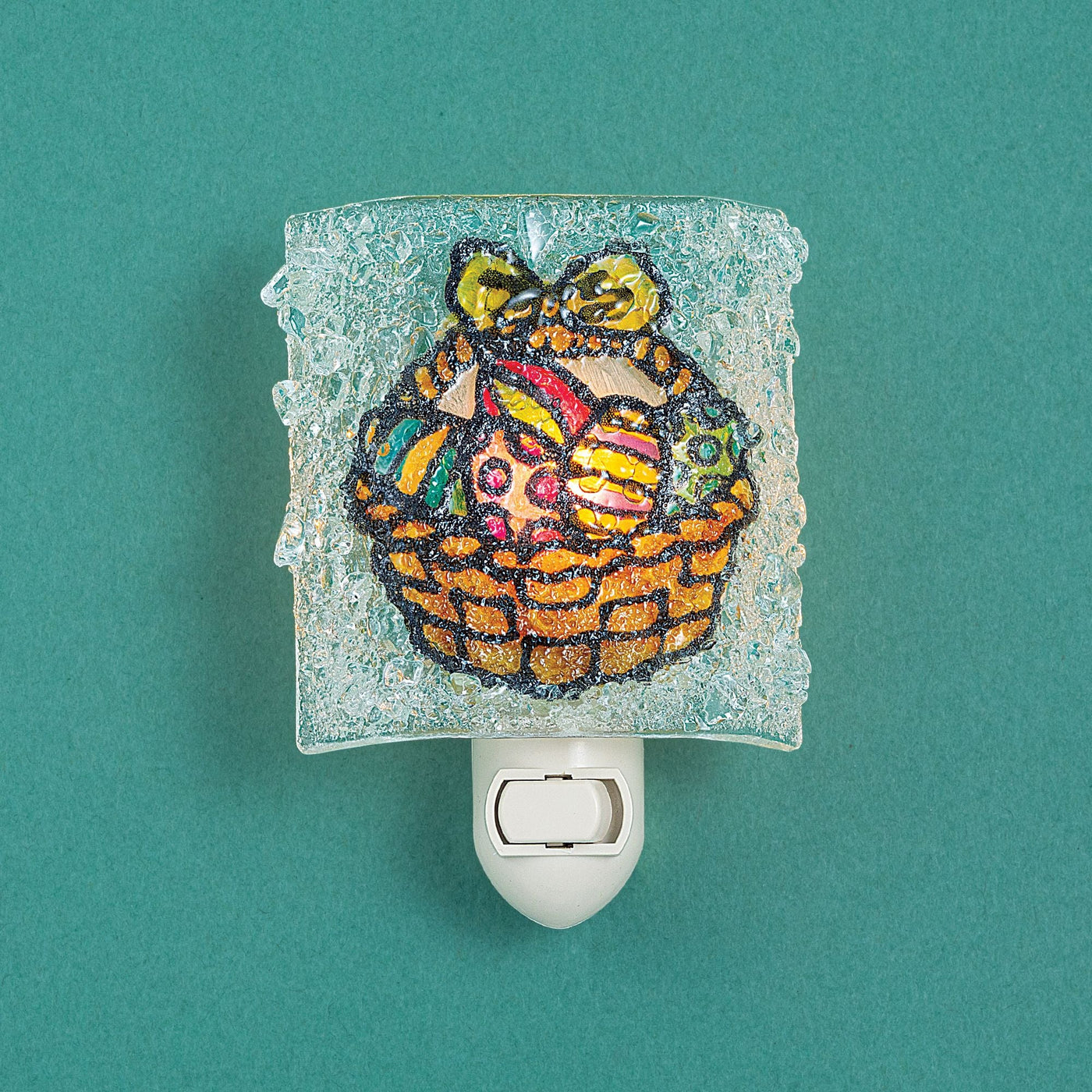 Recycled Glass Easter Basket Nightlight (Preorder)