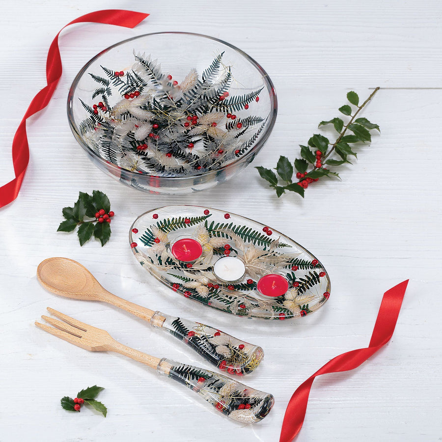 Happy Holiday Decorative Serving Bowl