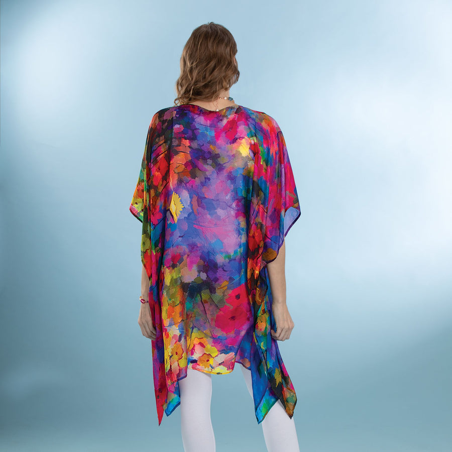 French Florals Flowing Kaftan