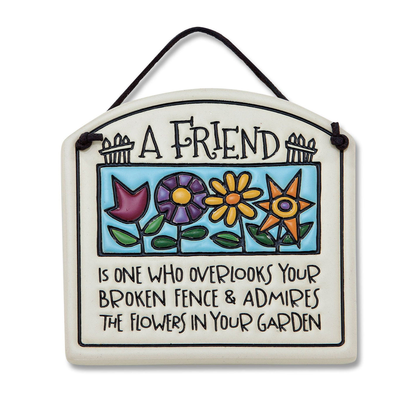 A Friend Ceramic Wall Plaque (Preorder)