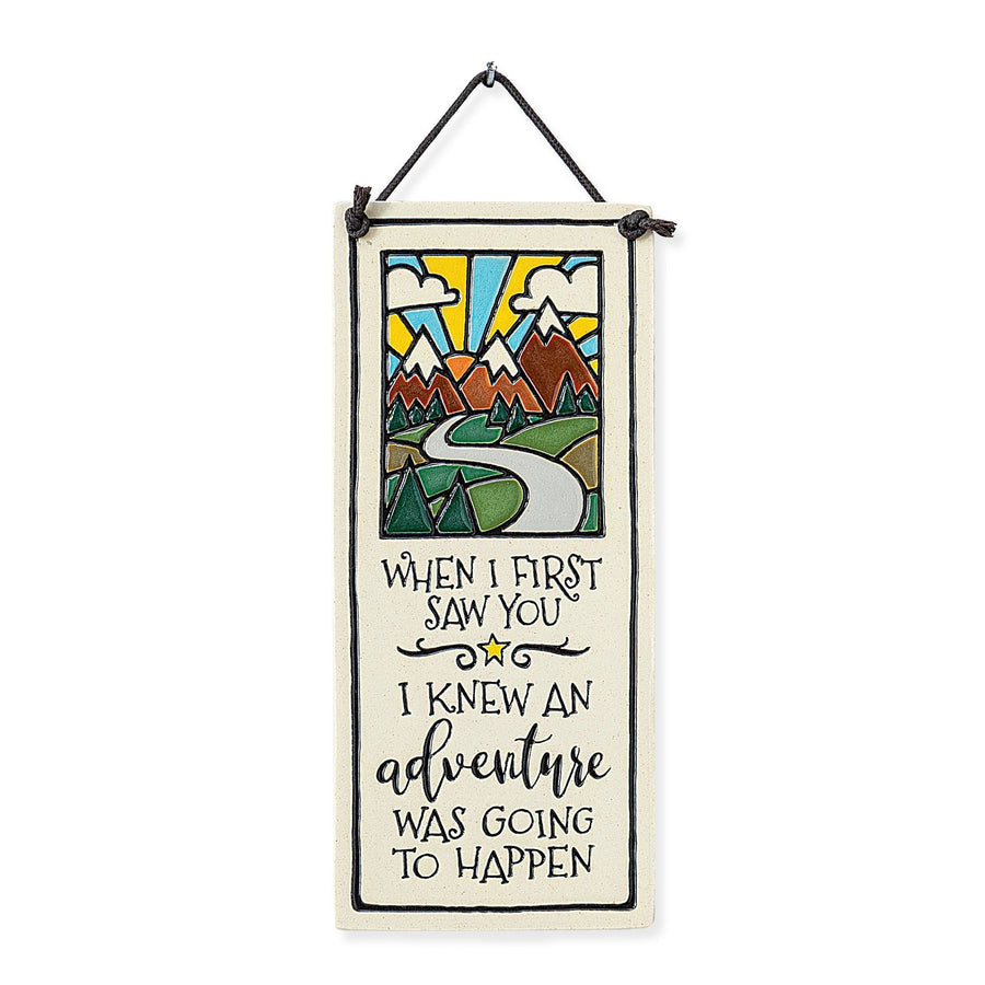 When I First Saw You Ceramic Wall Plaque
