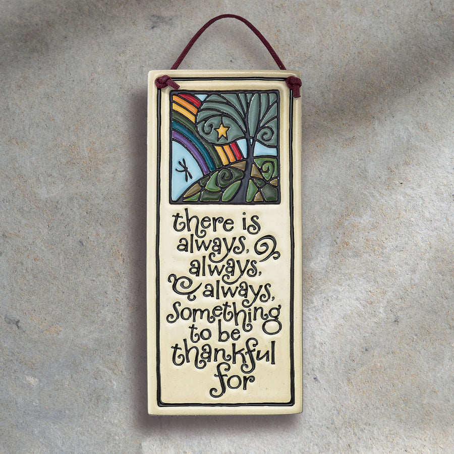 Something To Be Thankful For Ceramic Wall Plaque
