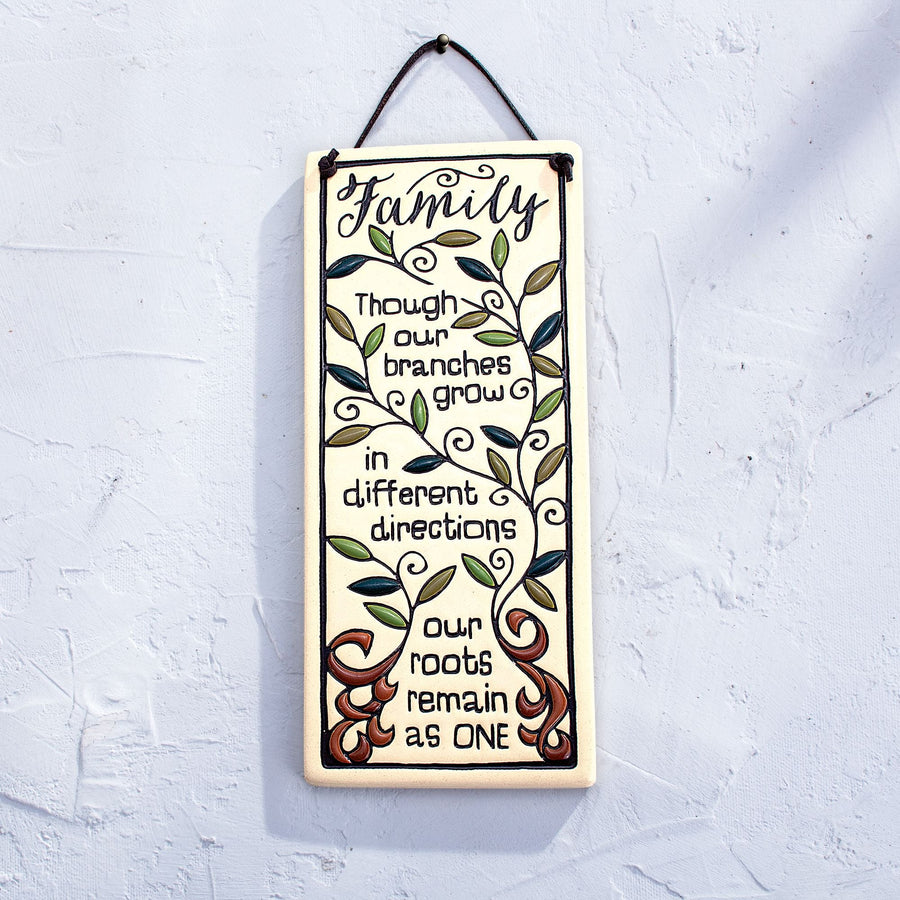 Roots Remain As One Ceramic Wall Plaque (Preorder)