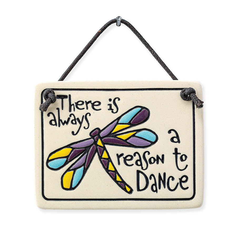 Reason to Dance Ceramic Wall Plaque