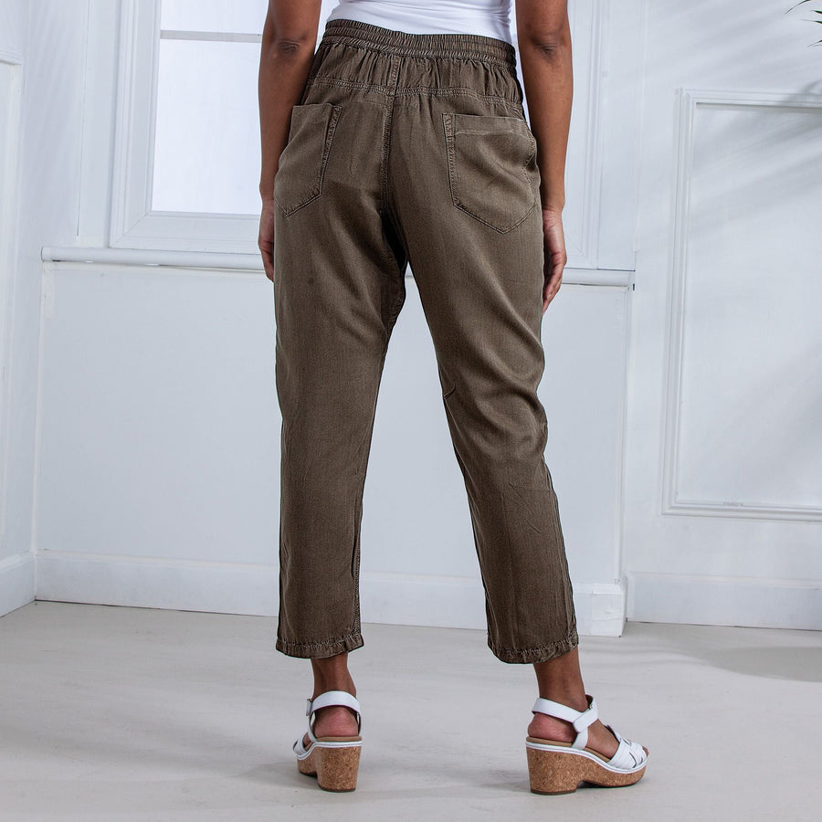 Earthbound Olive Tencel Pant