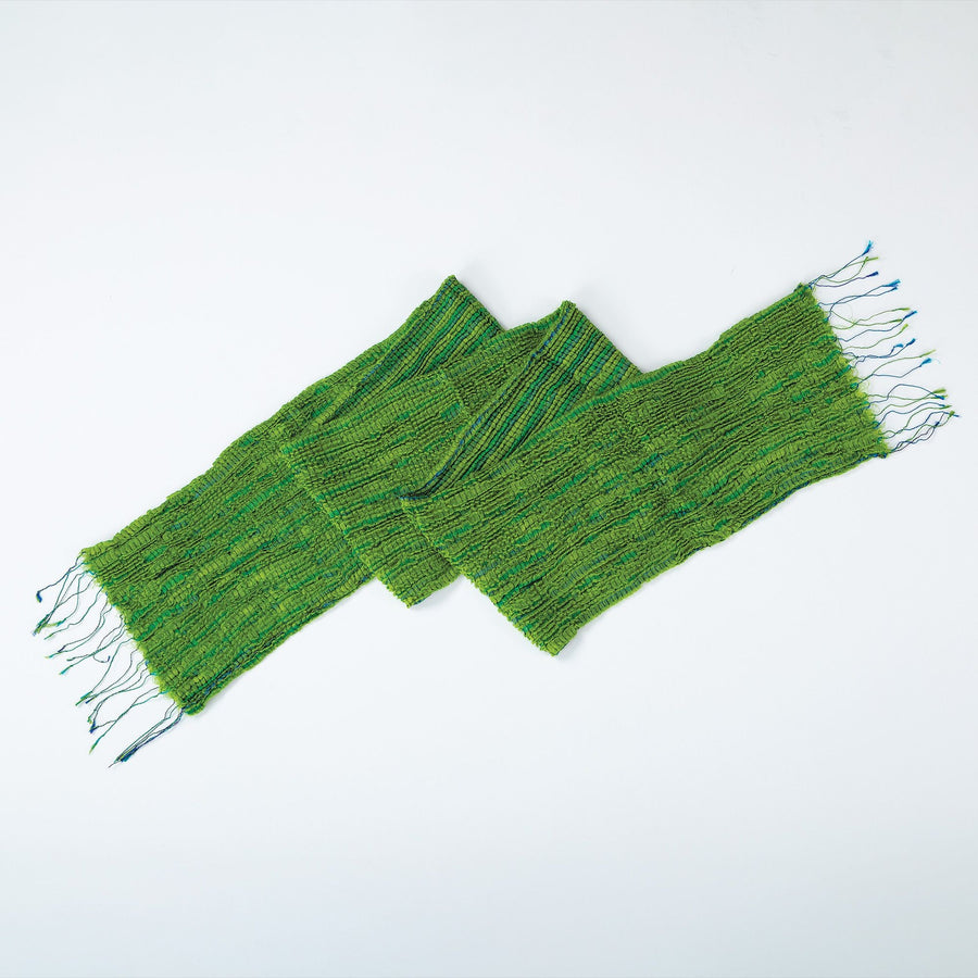 Chartreuse Hand-Loomed Scarf
